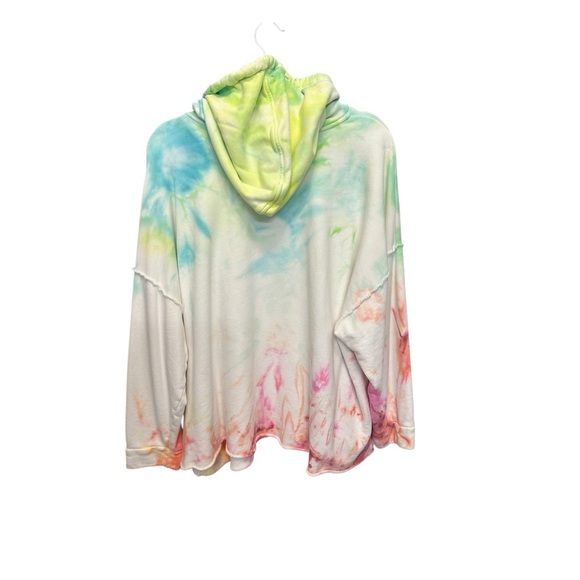 🦋 Eileen Fisher Organic Cotton French Terry Hooded Top - Picture 2 of 3